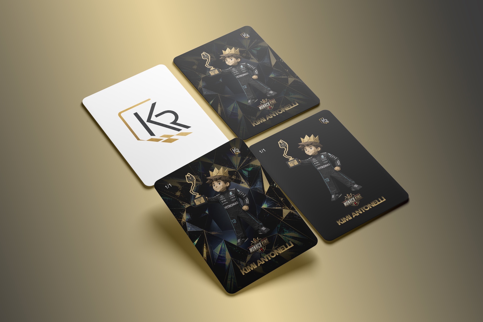 PAPERJUNKIEZ King of Monaco art card designs
